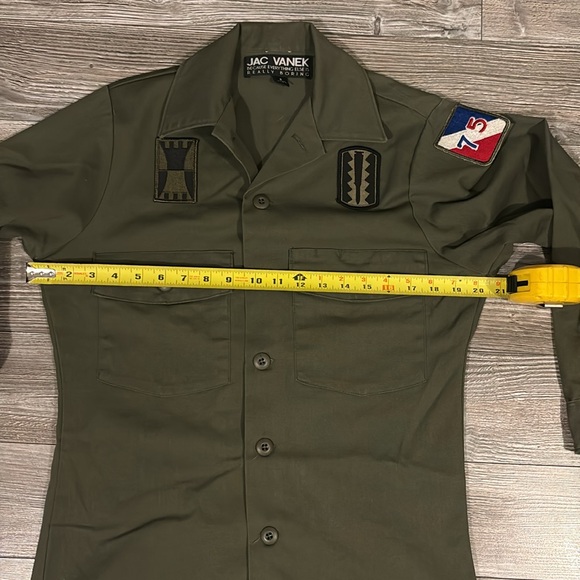 JAC VANEK army jacket I HATE EVERYONE size small - Picture 11 of 14
